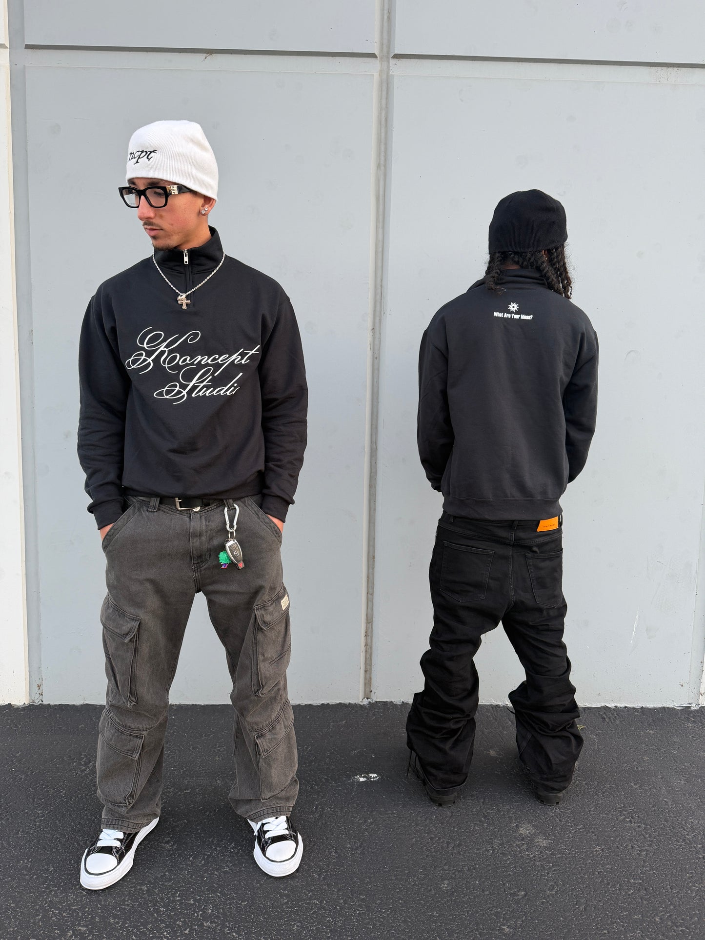 Script Logo Quarter Zip